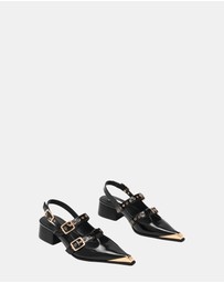 Steve Madden - Galactia Black Heels
