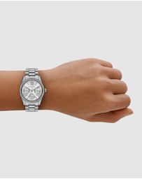 Michael Kors - Lexington Silver Chronograph Watch