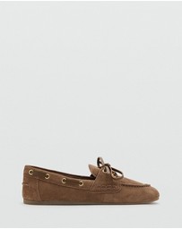 M.N.G - Suede Mules