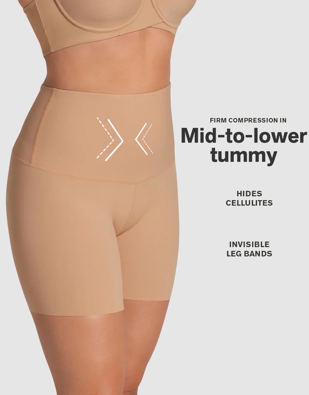 Leonisa - PowerShorts Tummy Control & Anti-Chafe Short