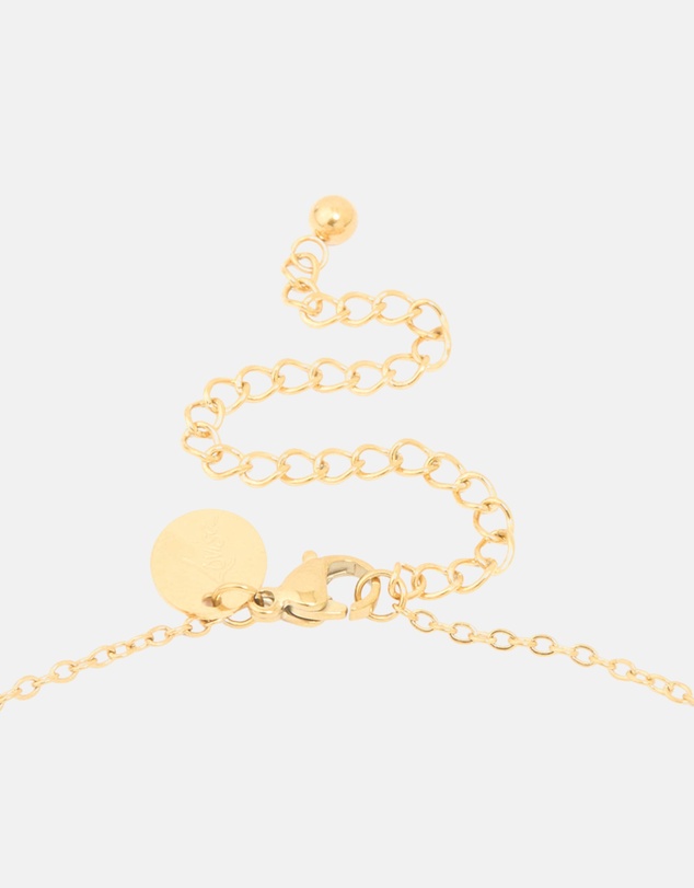 Lovisa - Waterproof Gold Plated Stainless Steel Large Bubble Letter H Necklace