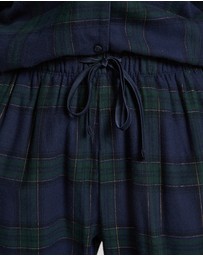 Hunkemoller - Flannel Straight Check Pants