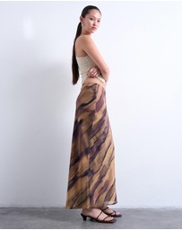 TOPSHOP - Chiffon Midi Skirt