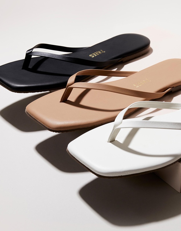 Tkees - Lily Square-Toe Gloss Sandals