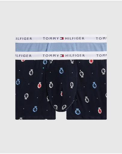 Tommy Hilfiger - 2-Pack Signature Logo Print Trunks - Teens