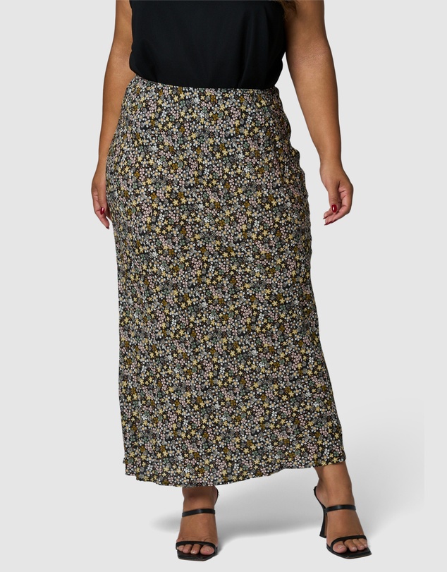 Something 4 Olivia - Emily Printed Midi Skirt