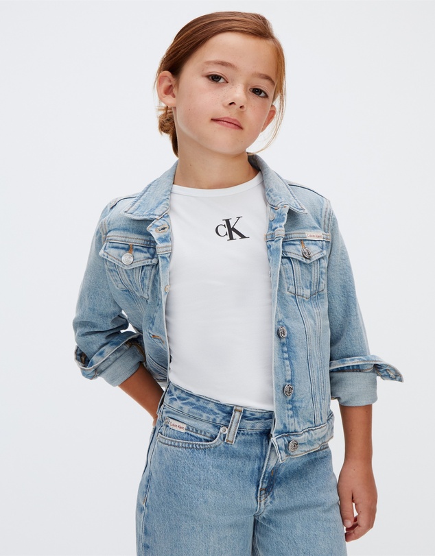 Calvin Klein Jeans - Girls Loose Wide Leg Jeans