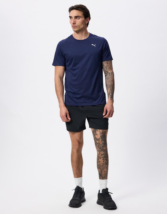 Puma - Train All Day Essentials Solid Cat Tee (LC Small Cat)
