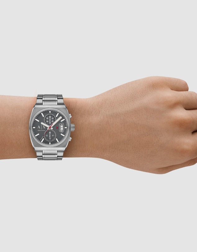 Armani Exchange - Silver Tone Chronograph Watch