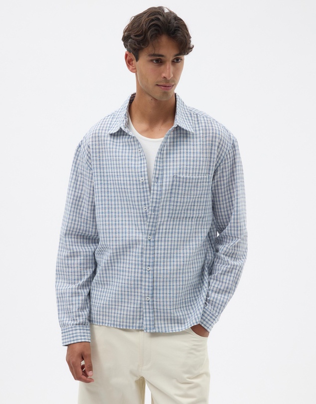 AERE - Relaxed Cotton Check Shirt