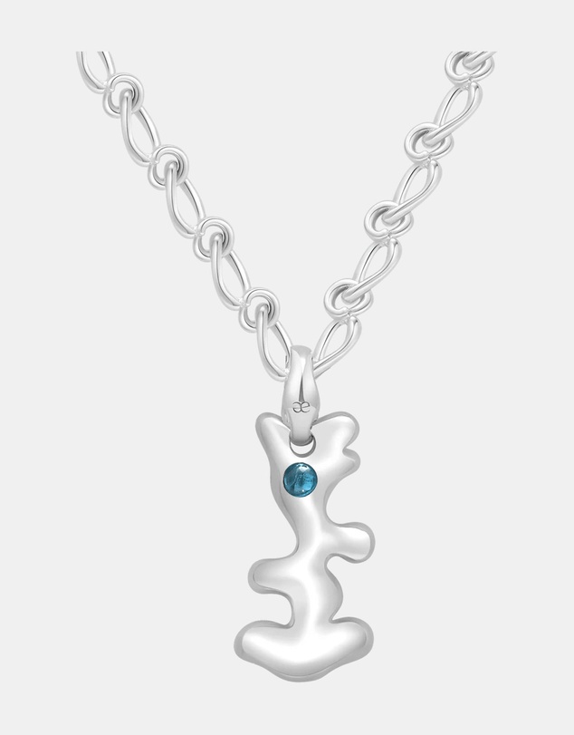 Graedance - Sagittarius Topaz Pendant on Eclipse Necklace
