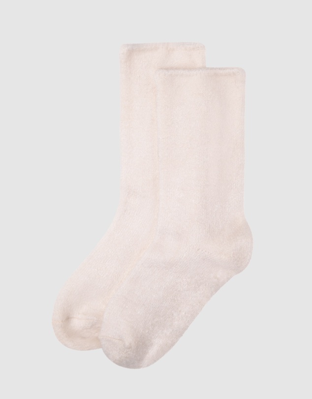 Bamboozld - 3 Pack Fluffy Bamboo Lounge Bed Crew Socks