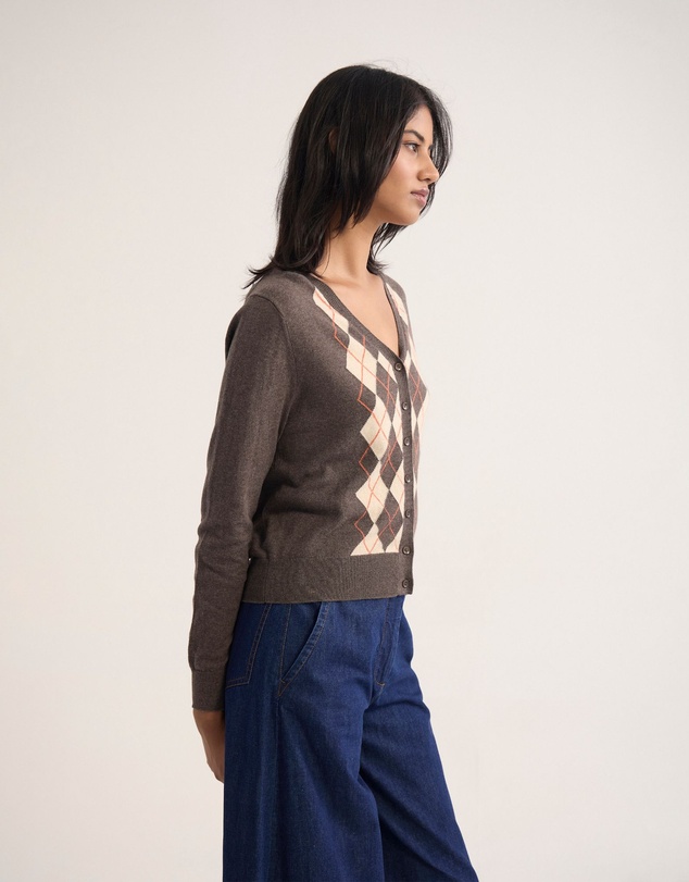 Oxford - Pixie Argyle Cardigan