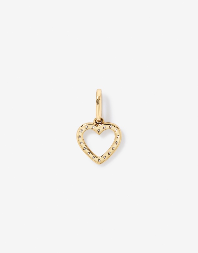 Michael Hill - 0.10TW Diamond Heart Pendant in 10kt Gold