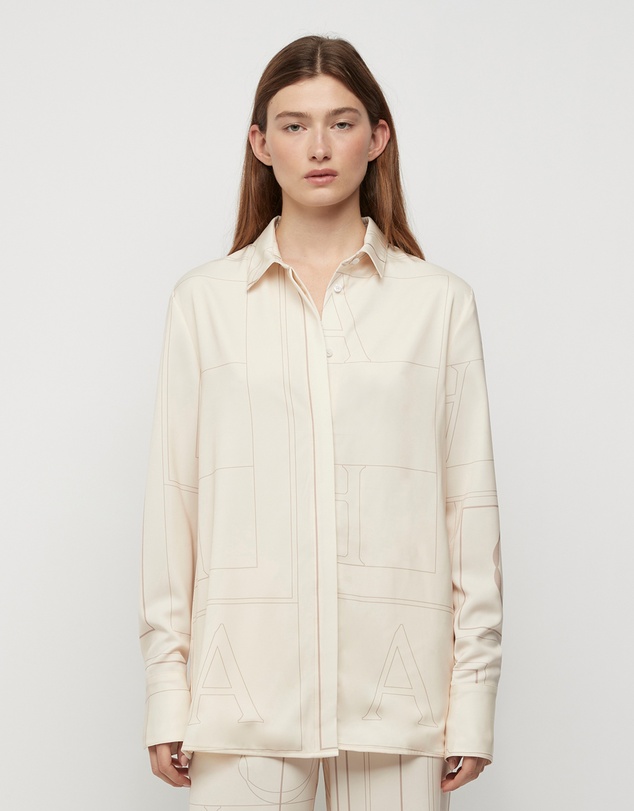 FRIEND of AUDREY - Elio Monogram Blouse