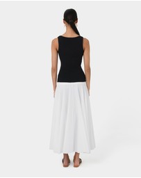 Forcast - Devin Ribbed Singlet Top