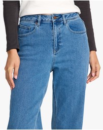 Volcom - Womens Stoned Boyfriend Hirise Denim Jeans