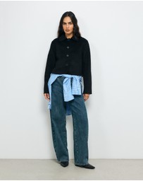 AERE - Lola Double Faced Wool Blend Coat