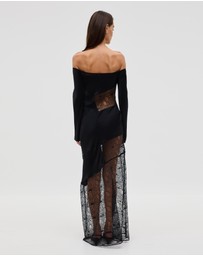 Third Form - Inhale Panel Off Shoulder Dress