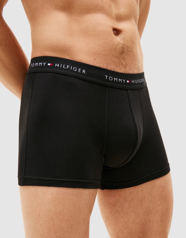 Tommy Hilfiger - 3-Pack Essential Logo Waistband Trunks