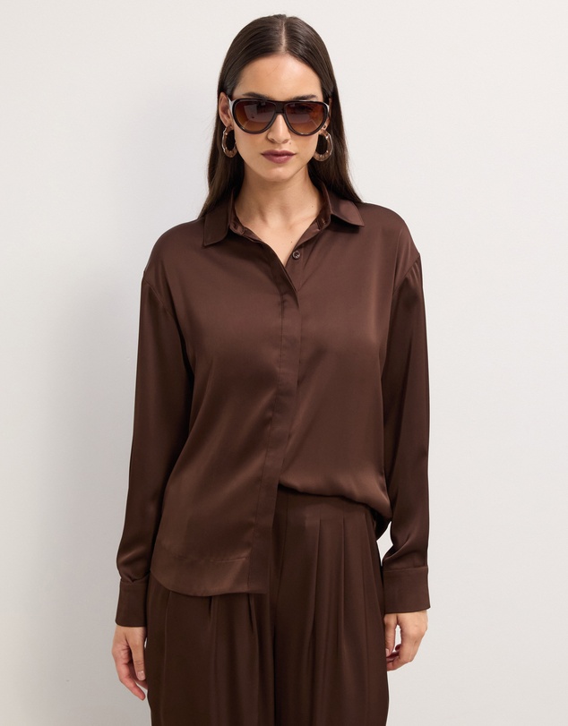 The Fated - Josephine Satin Shirt