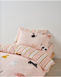 Linen House Kids - Cats 'n' Bows Quilt Cover Set
