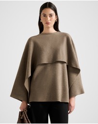 Forever New - Tabitha Knitted Cape