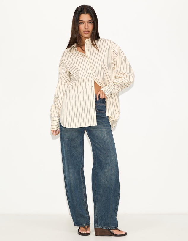 Dazie - Oxford Cotton Oversized Shirt