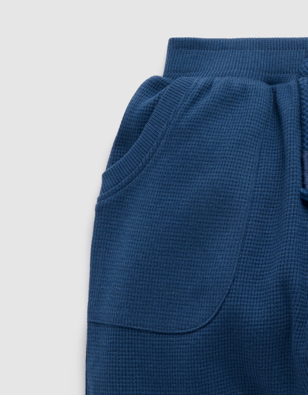 Purebaby - Textured Slouchy Pants-Kids-Babies