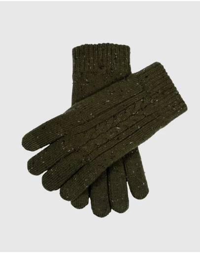 DENTS - Touchscreen Cable Knit Gloves