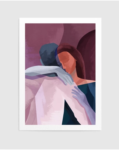 Olive et Oriel - In This Together by Goed Blauw Art Print