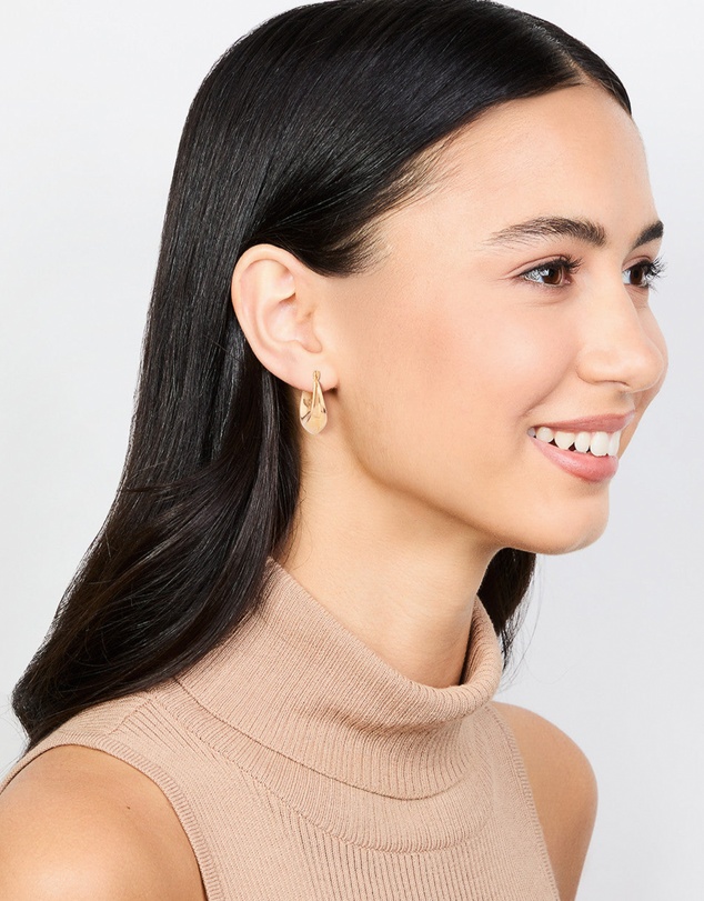 Lovisa - Waterproof Gold Plated Stainless Steel Mini Full Loop Hoop Earrings