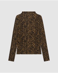 ARKET - Mock-Neck Jersey Top