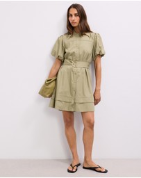 The Fated - Karla Puff Sleeve Mini Dress