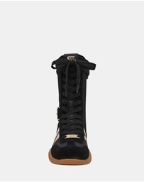 Steve Madden - Bently Black/Gold Sneakers
