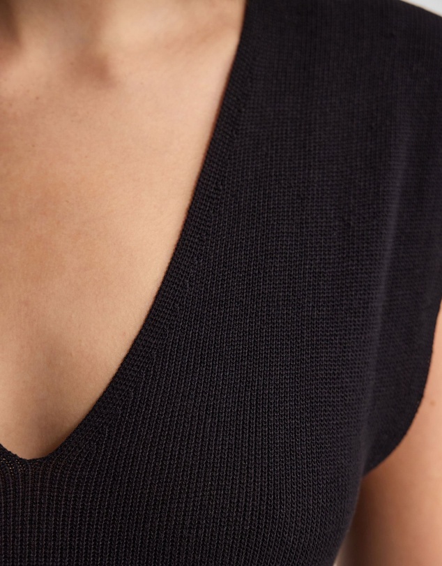 Oxford - Sydney Knit Dress With Woven Skirt