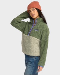 Billabong - Womens Horizon Mock Neck Fleece Top