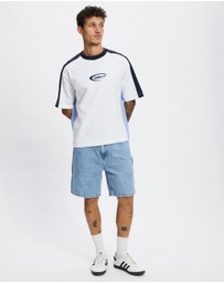 Thrills - Fusion Panel Box Fit Oversize Cropped Tee