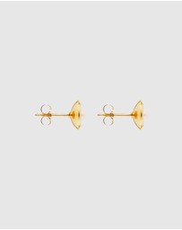 Najo - Capri Yellow Gold and Pearl Earrings