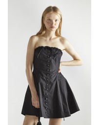Glamorous - Bandeau button down mini dress