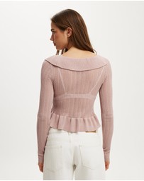 Cotton On - Ruffle Knit Cardi