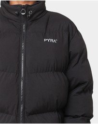 PYRA - Padded Puffa Jacket Black
