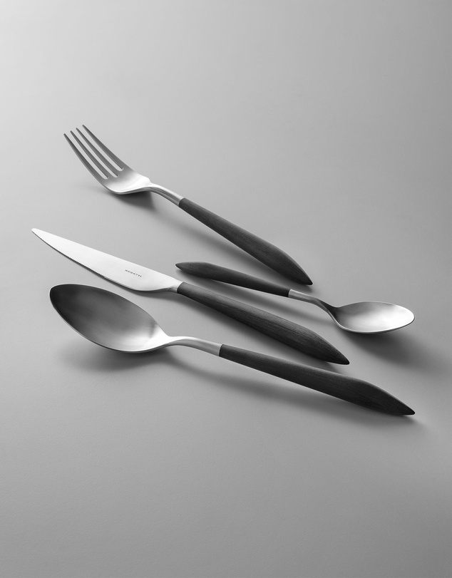 Bugatti - Ares Cutlery Set 16-piece - Black