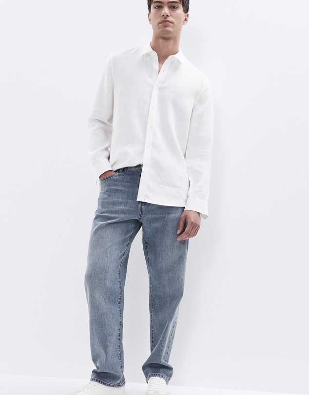 UNISON - Linen Regular Fit Shirt