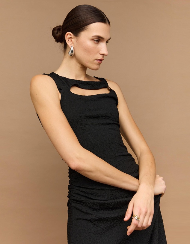 Staple the Label - Lyric Cutout Midi Dress