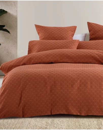 Bambury - Luna Jacquard Polycotton Quilt Cover Set