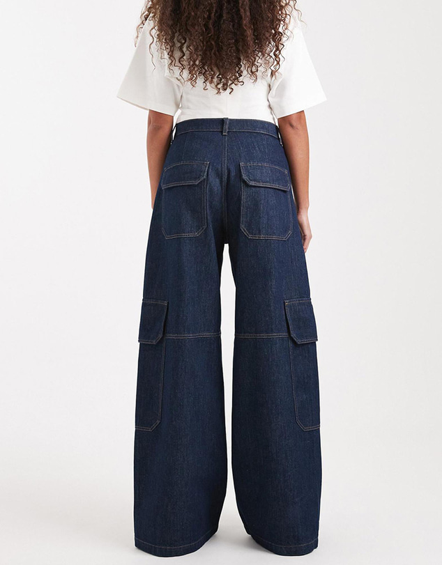 TOPSHOP - Julia Multi Pocket Jeans DB Dnm