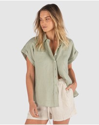 CAMIXA - CAPRI Short Sleeve Linen Shirt