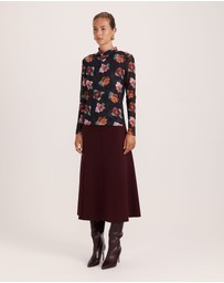 SABA - Bettina Long Sleeve Mesh Top