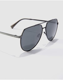 Hawkers Co - HAWKERS - Polarized Black SHADOW Sunglasses for Men and Women UV400